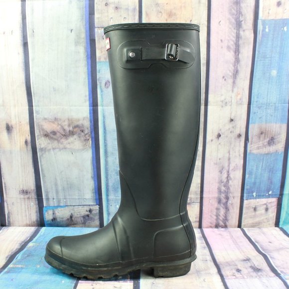 Hunter Shoes - Hunter Original Tall Rain Boots Matte Black Size 9